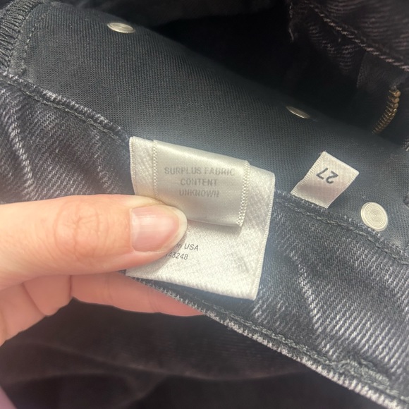 Reformation Jeans | Black | Size 27 - Picture 4 of 7